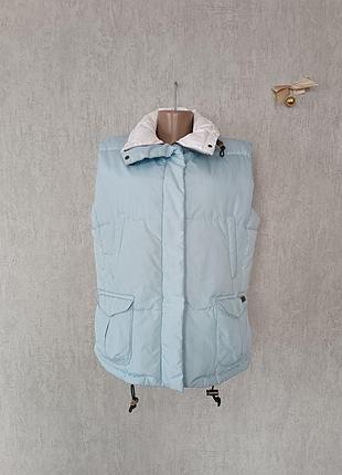 Тепла жіноча жилетка на пуху р.14