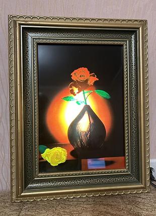 Светильник -ночник картина в рамке