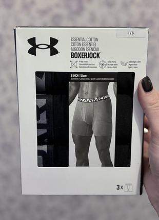 Чоловічі боксери under armour boxerjock 3 шт 100% оригінал