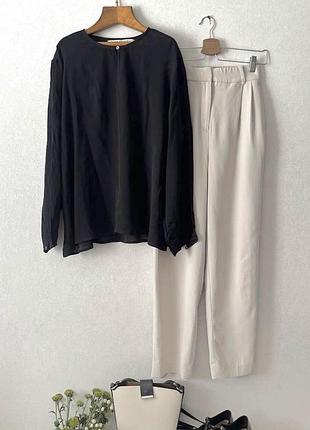 Чорна блуза віскоза