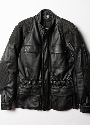 Classic gear vintage leather jacket motorcycle trail master belstaff style [jmh016918]
