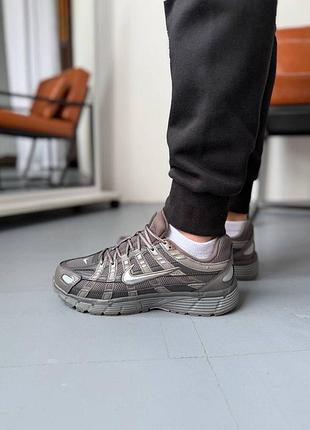 Кросівки чоловічі nike p-6000 brown
