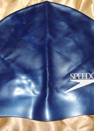 Шапочка плавальна speedo латекс синя