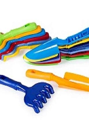 Набір пісочний лопатка граблі великі арт.014 тм bamsic