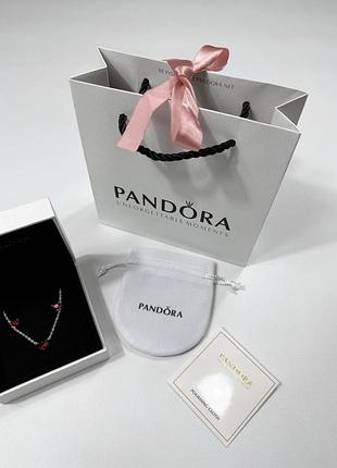 Набор подарочный
pandora 
колье + серьги💘