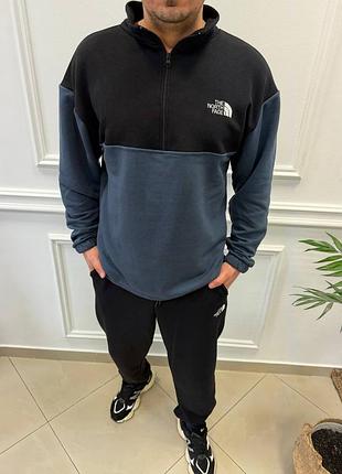 Теплый костюм the north face оверсайз