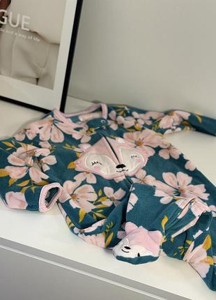 Теплий ромпер для дівчинки carter’s 3