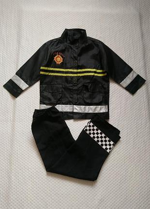 Карнавальный костюм пожарный пожарный на 6-7 лет