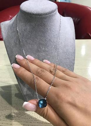 Брендовая подвеска помеллато, посеребрение