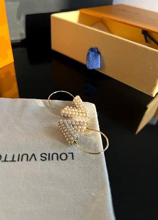 Серьги луи виттон 2