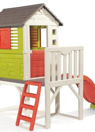 Дитячий будиночок smoby літній відпочинок на опорах франція (810800)