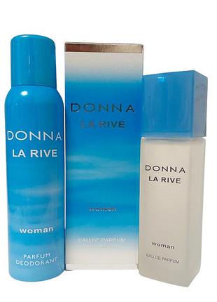 Набір для жінок la rive donna (парфумована вода 100 мл дезодорант 150 мл)