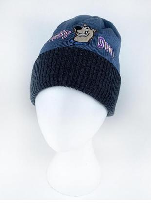 Шапочка "скубі ду", вовна тм "talvi" (р. 50-52)