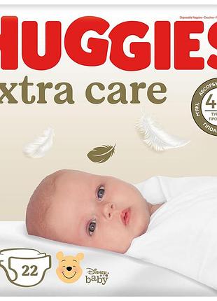 Підгузки "huggies extra care" 1 (2-5 кг), 22 шт.