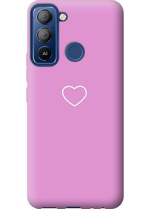 Чехол силиконовый на телефон tecno pop 5 lte bd4 сердце 2 "4863u-2639-58250"