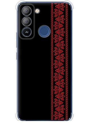 Чехол силикон с усиленными углами на телефон tecno pop 5 lte bd4 вышиванка 53 "2041sp-2639-58250"