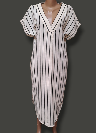 Жіноча бавовняна сукня в смужку