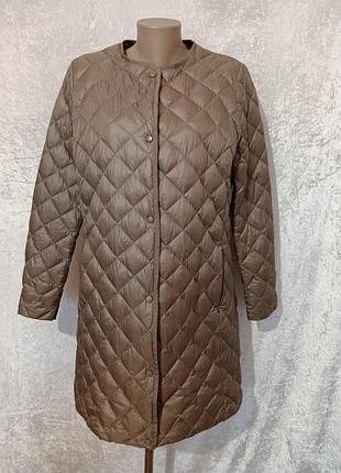 Ультра легке стегане пухове пальто globus