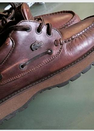 Кроссовки полуботинки 42р.lacosta оригинал