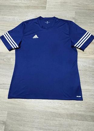 Мужская синяя футболка adidas размер xl