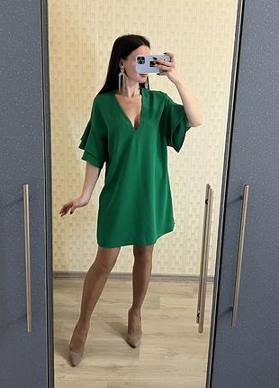 Гарна сукня zara нарядна вільного крою святкова повсякденна сукня