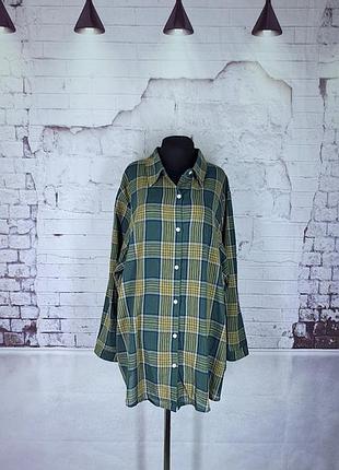 Сорочка батал бохо льон котон