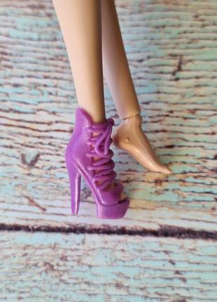 Сиреневые босоножки для барби, оригинал mattel 2