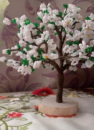 Дерево из бисера осень 2