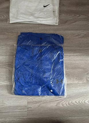 Мужская футболка under reebok nike, найк, коттон, легкая, натуральная