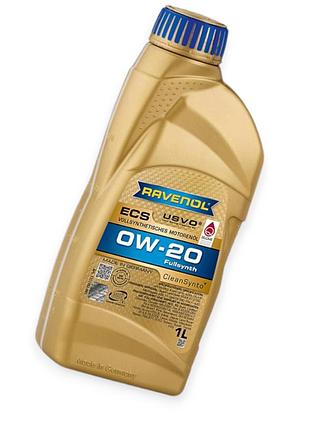 Масло моторное ravenol 0w-20 ecs "fullsynth pao" sn (rc), c5-c6, gf-5 1л