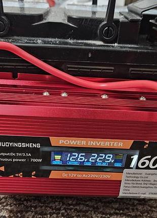 Інвертор 1600w з дисплейом