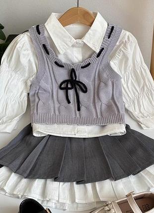 Стильний костюм для дівчинки