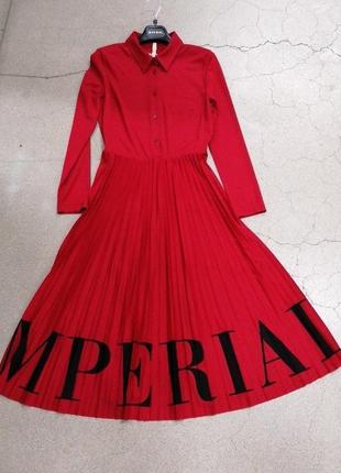 Платье imperial, красивый цвет, плиссе3 фото