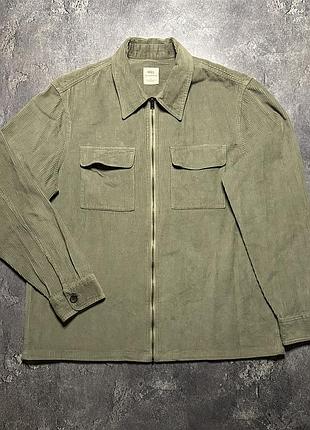 Marks&spencer вельветова сорочка овершот l новий стан