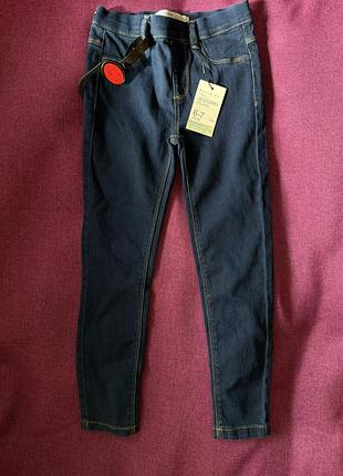 Джинсы лосины детские на 6/7 лет