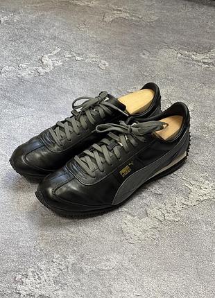 Шкіряні кросівки puma speeder оригінал