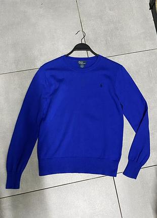 Светр polo ralph lauren синій джемпер з логотипом
