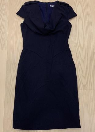 Темно-синее платье moschino1 фото