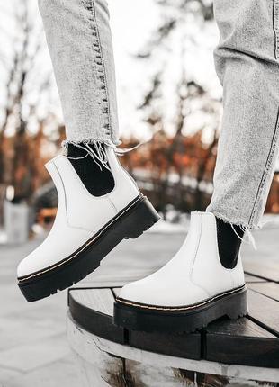 Шикарные женские зимние ботинки топ качество dr. martens 🎁❄️