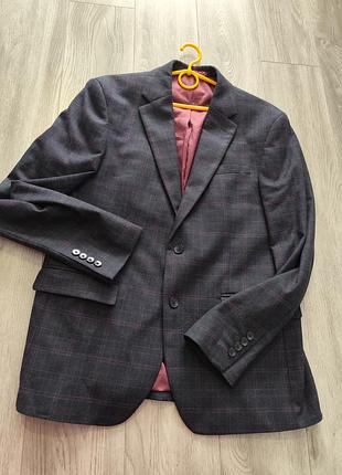 Піджак, жакет moss london  в клітинку. стан нового.