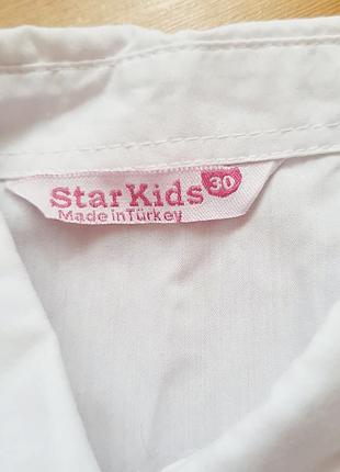 Две белые блузки для школьницы 4