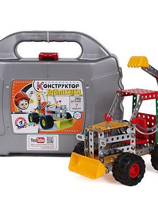 Конструктор металлический стройтехника технок