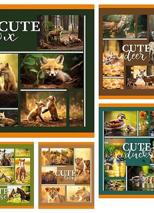 Зошит 48 листів клітка 10шт/упак., зошит, те41508