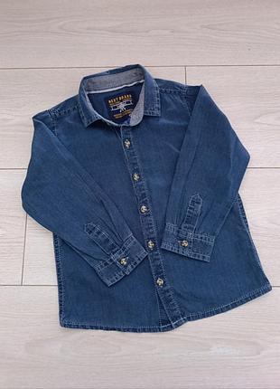 Тоненька джинсова сорочка бренду next