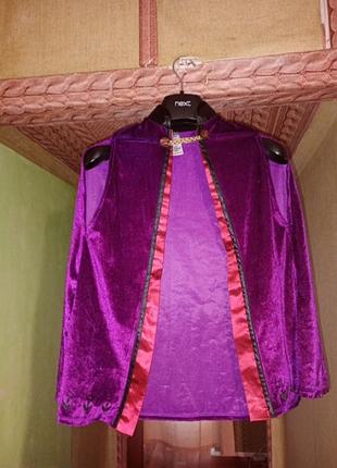 Детская карнавальная плащ накидка