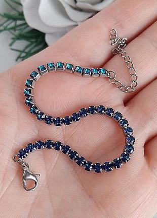 Браслет з кристалами swarovski
