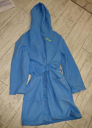 Халат флисовый детский 134см