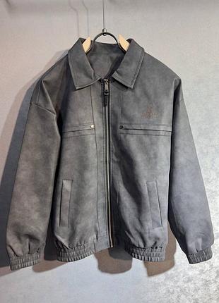 Замшева чоловіча куртка brunello cucinelli