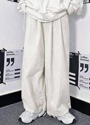 Спортивные штаны вельветовые oversize ✨ new collection ✨супер цена