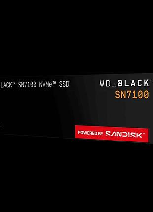 Wd black sn7100 1 tb ssd накопичувач (wds100t4x0e-00cja0) новий!